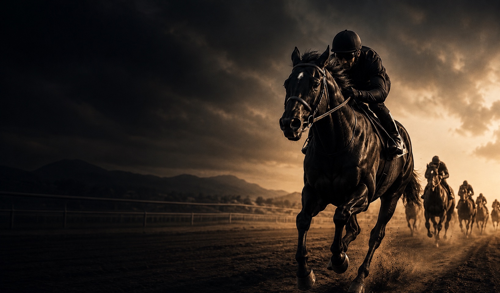 B2B lead generation service horse race visual